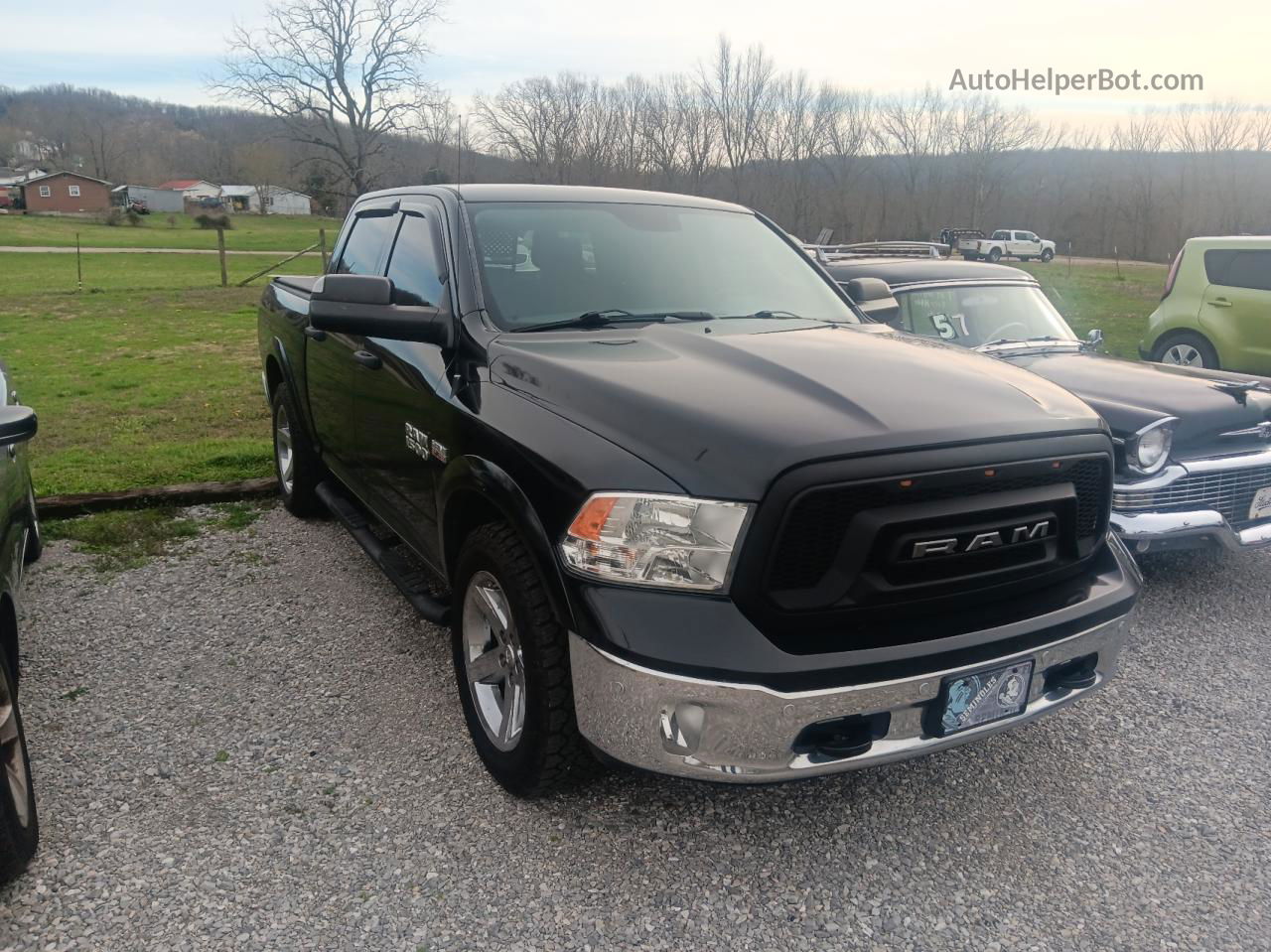 2015 Ram 1500 Slt Black vin: 1C6RR7LT1FS681396