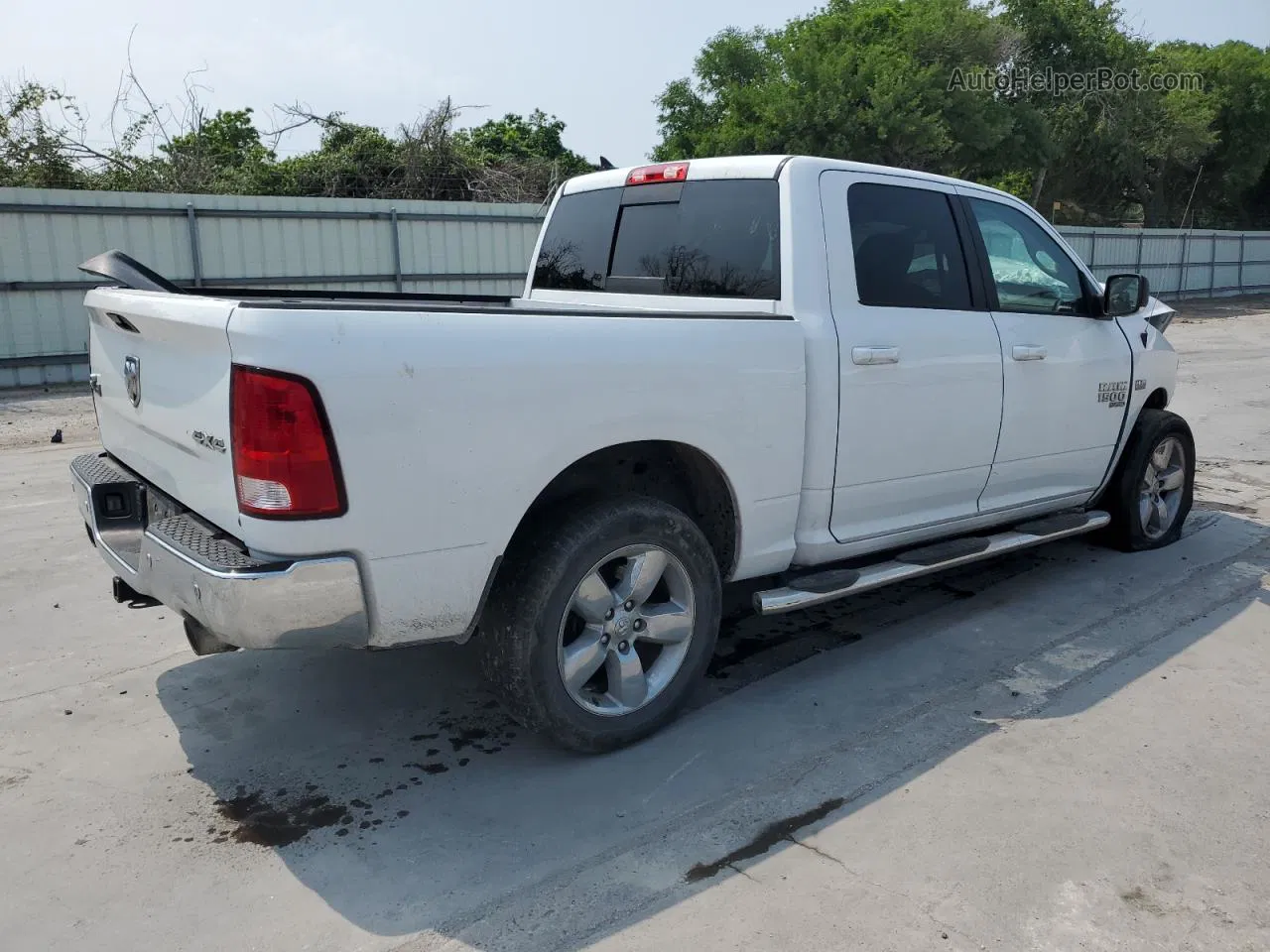 2019 Ram 1500 Classic Slt White vin: 1C6RR7LT1KS535901