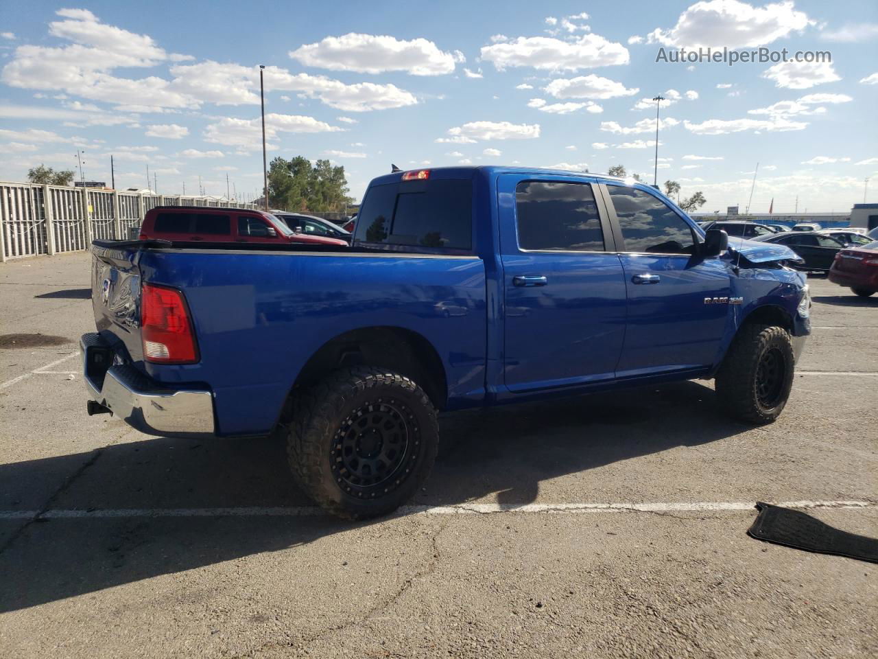 2019 Ram 1500 Classic Slt Синий vin: 1C6RR7LT1KS644827