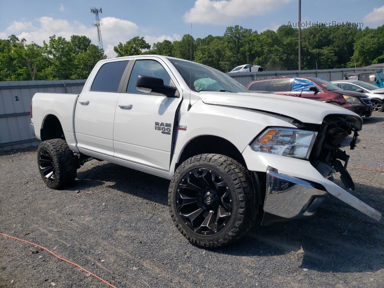 2019 Ram 1500 Classic Slt White vin: 1C6RR7LT1KS707862