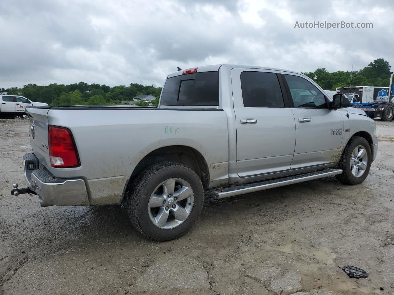 2014 Ram 1500 Slt Gray vin: 1C6RR7LT2ES433012