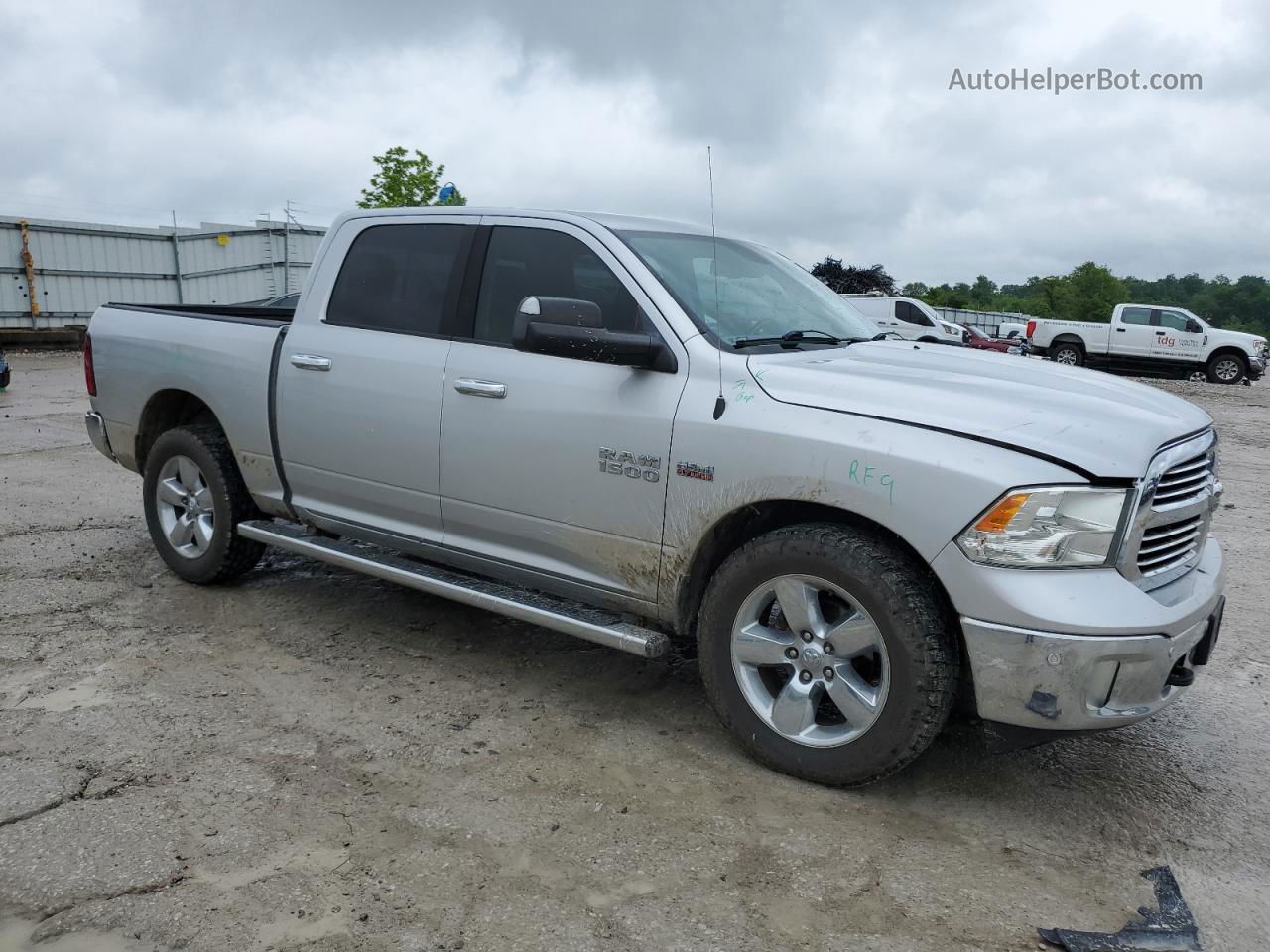 2014 Ram 1500 Slt Gray vin: 1C6RR7LT2ES433012