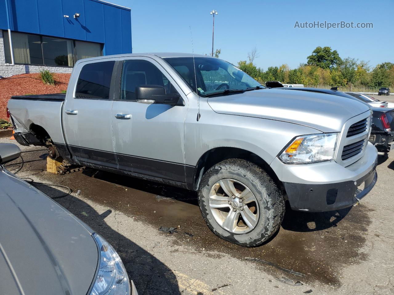 2015 Ram 1500 Slt Silver vin: 1C6RR7LT2FS510334