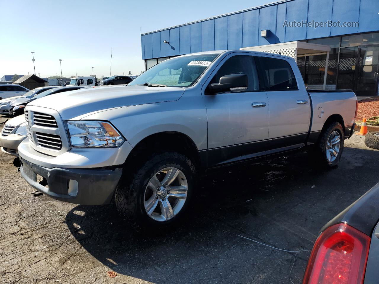 2015 Ram 1500 Slt Silver vin: 1C6RR7LT2FS510334