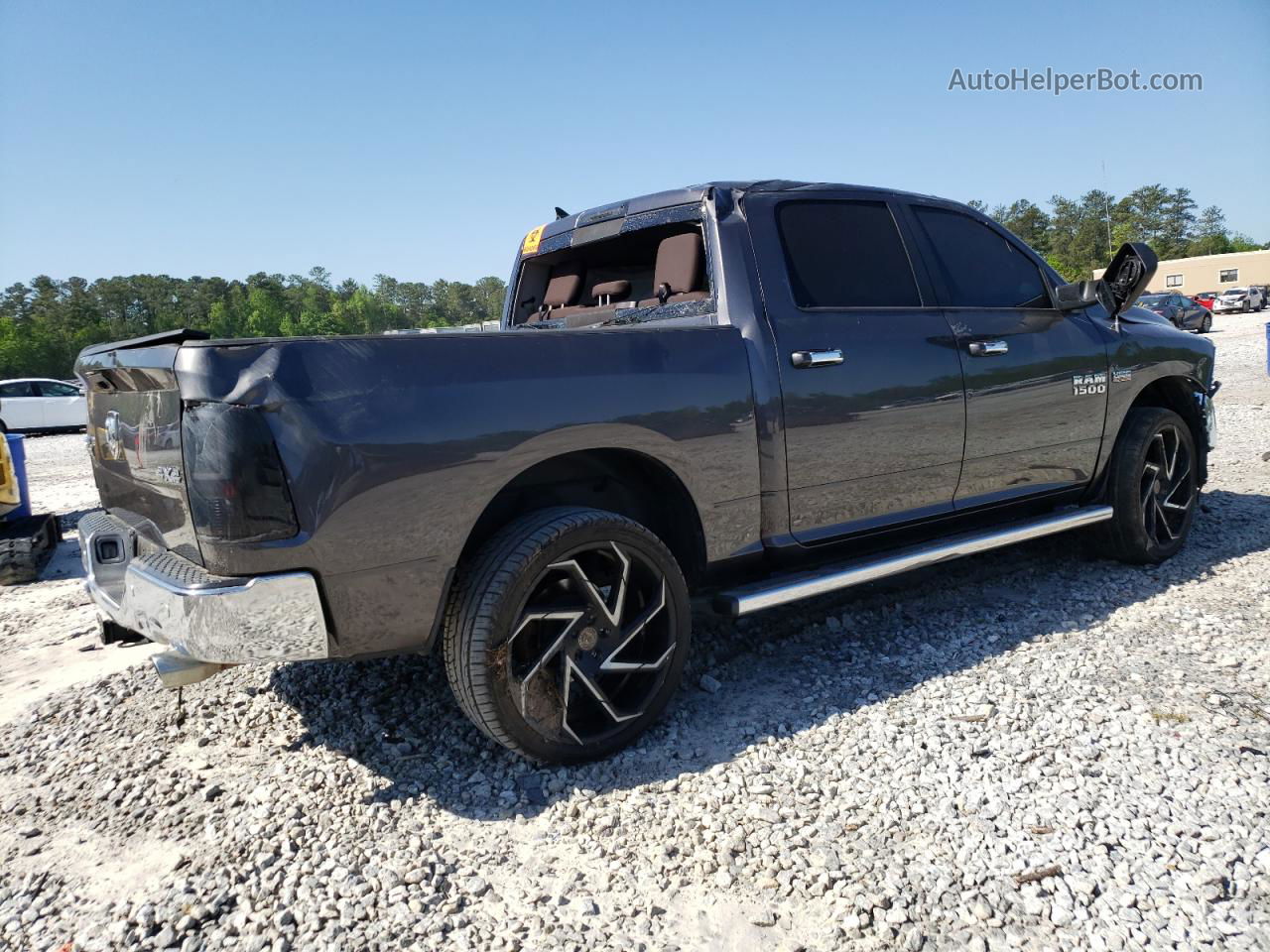 2015 Ram 1500 Slt Gray vin: 1C6RR7LT2FS510401