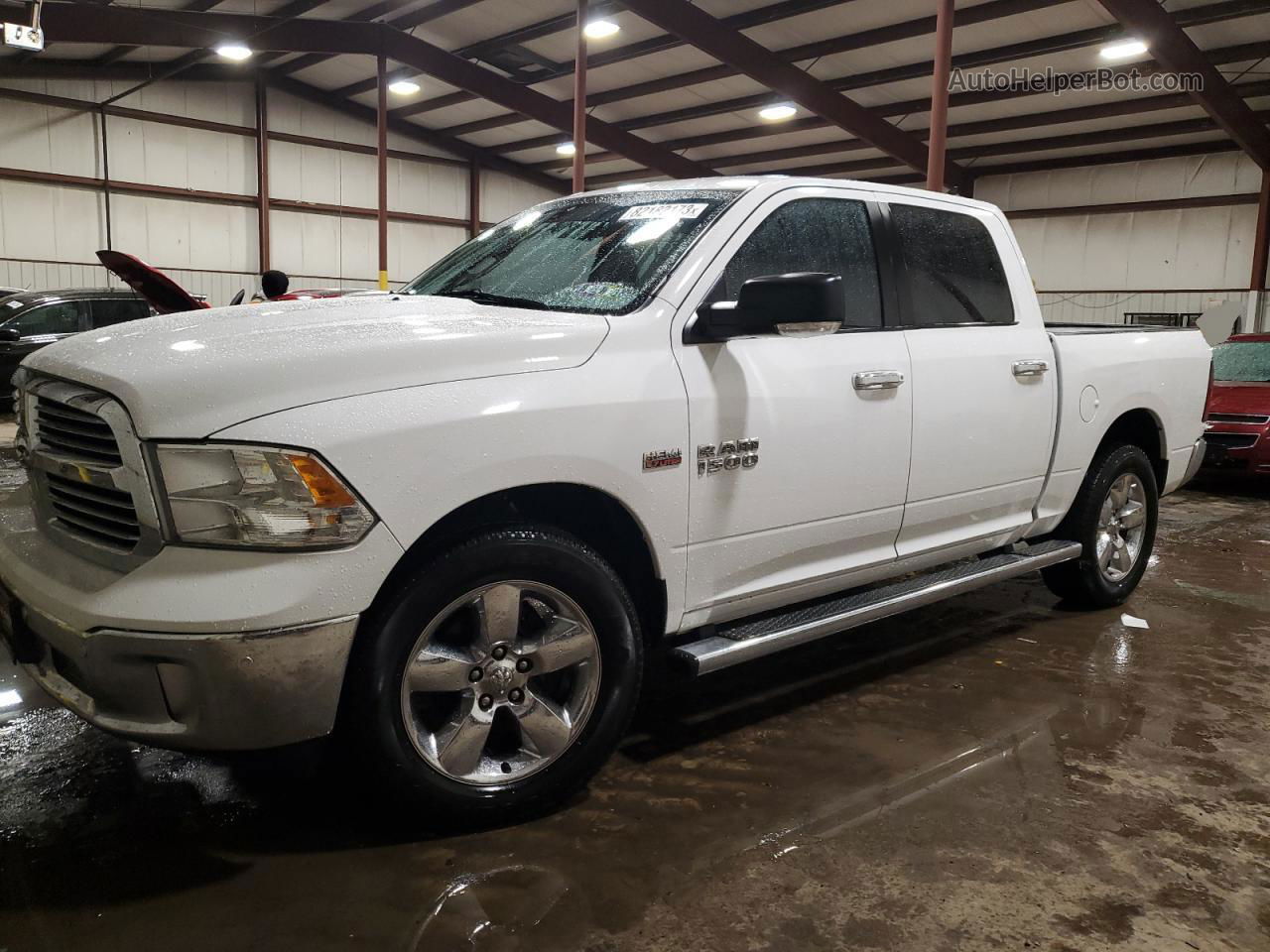 2015 Ram 1500 Slt White vin: 1C6RR7LT2FS604150