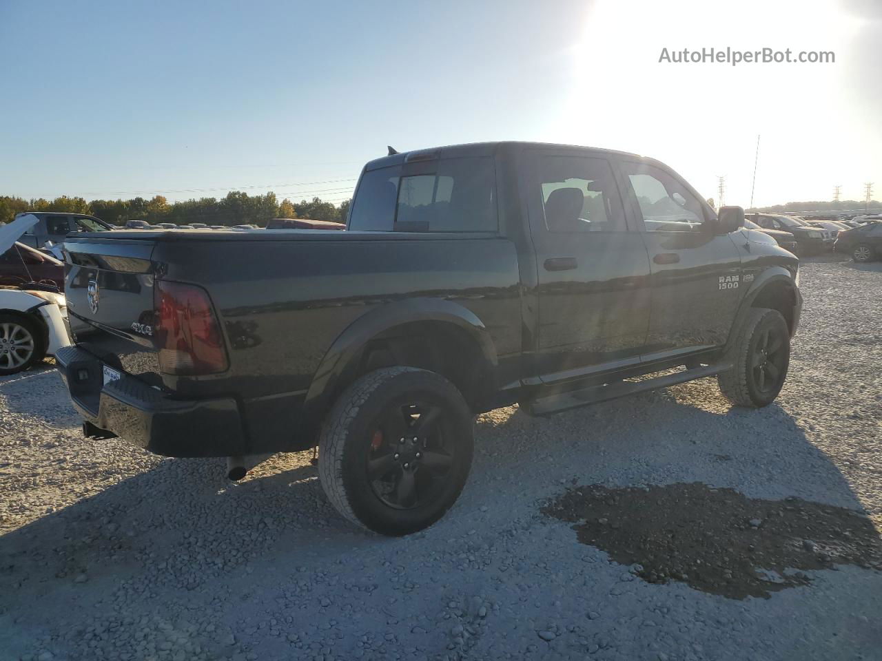 2015 Ram 1500 Slt Black vin: 1C6RR7LT2FS652960