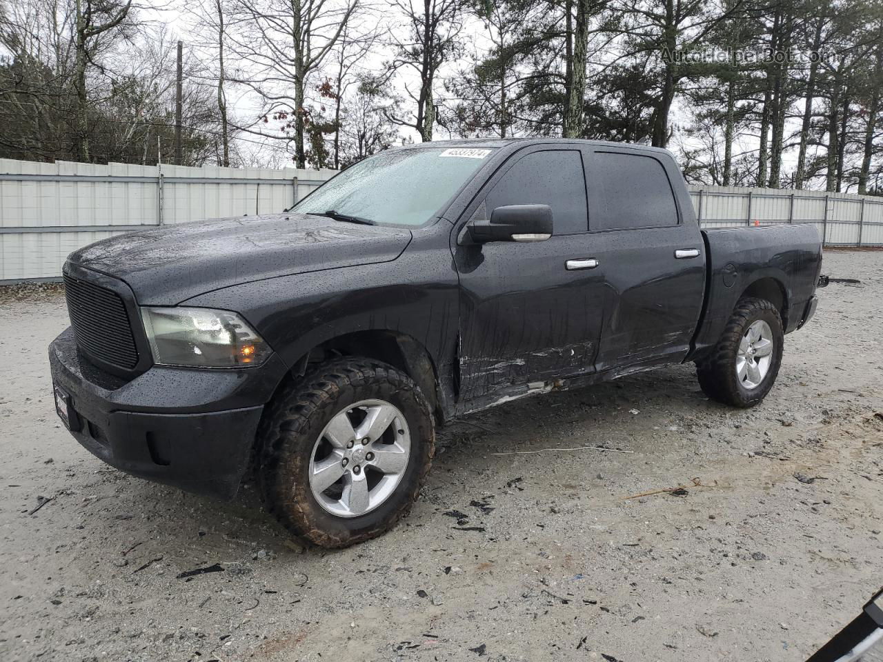 2015 Ram 1500 Slt Black vin: 1C6RR7LT2FS747163