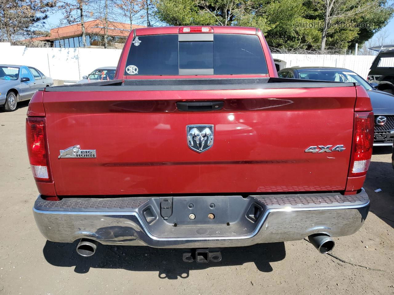 2014 Ram 1500 Slt Красный vin: 1C6RR7LT3ES284240