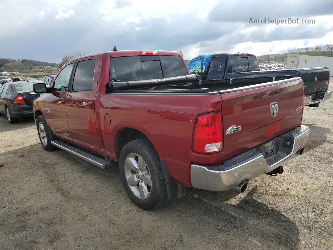 2015 Ram 1500 Slt Red vin: 1C6RR7LT3FS563236