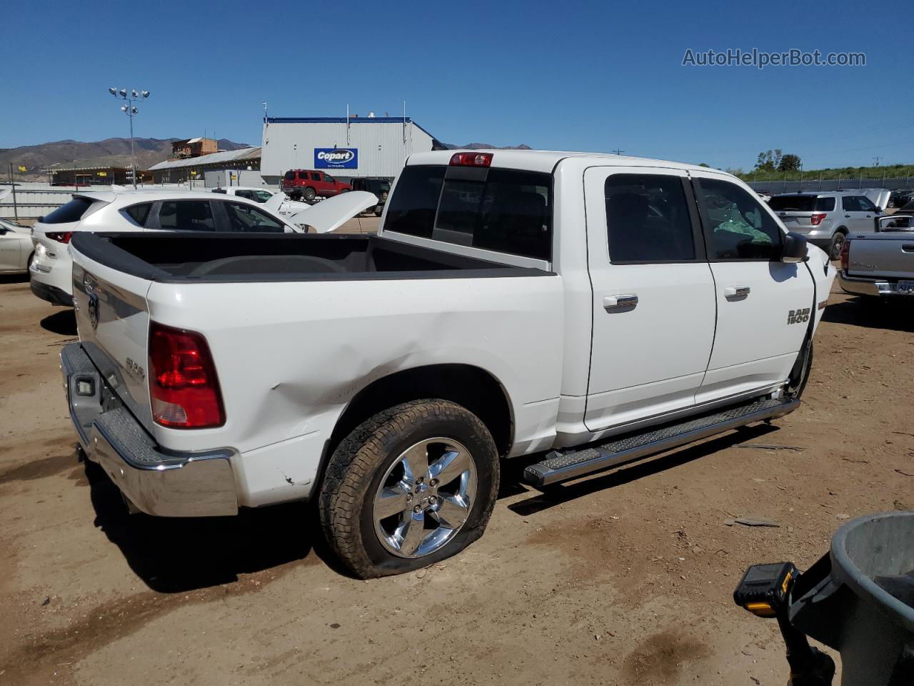 2015 Ram 1500 Slt White vin: 1C6RR7LT3FS697728