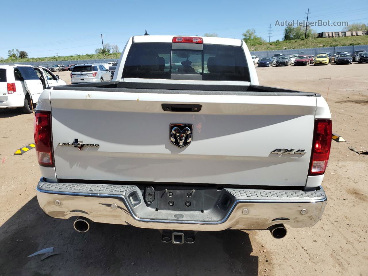 2015 Ram 1500 Slt White vin: 1C6RR7LT3FS697728