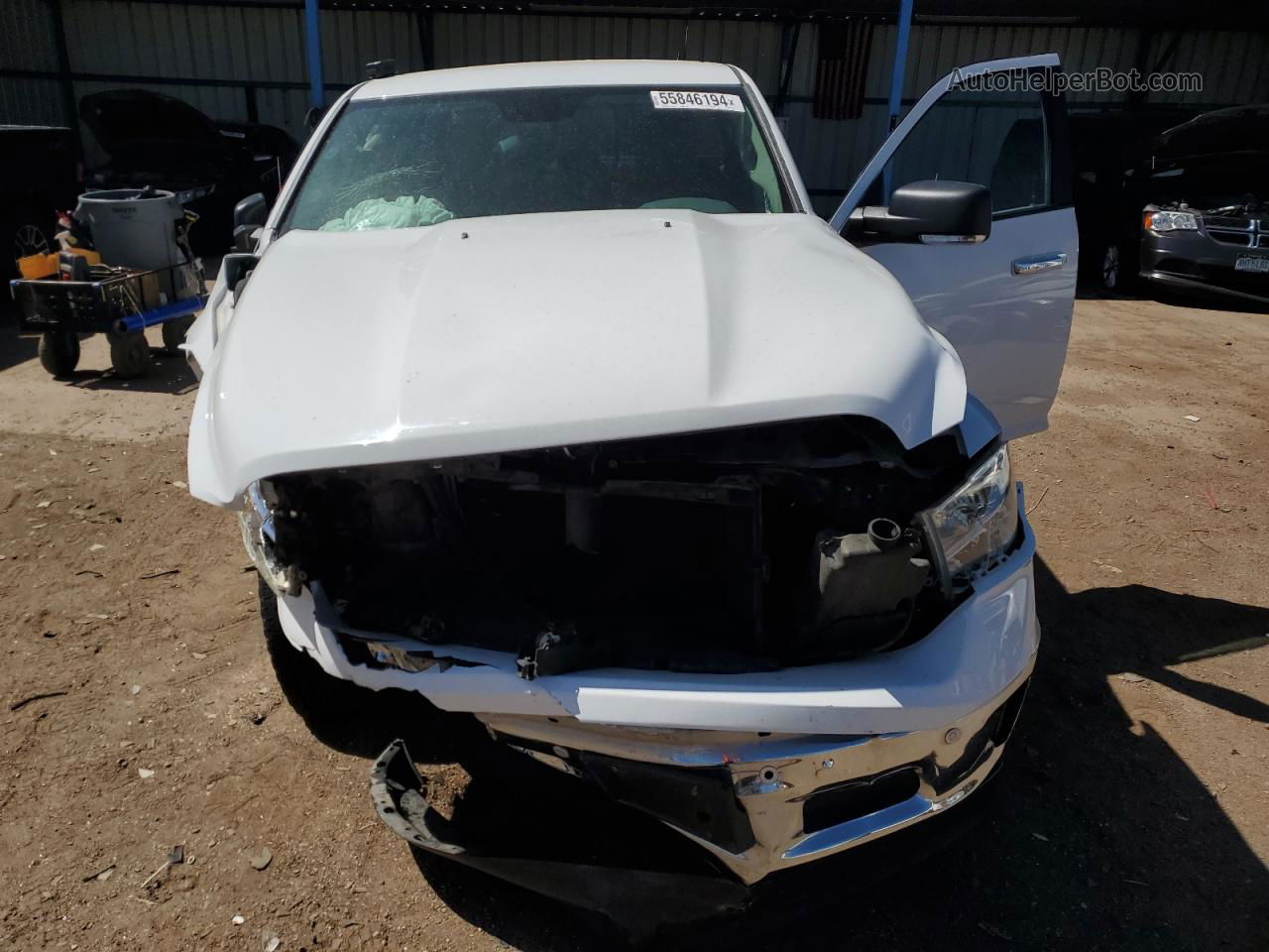 2015 Ram 1500 Slt White vin: 1C6RR7LT3FS697728