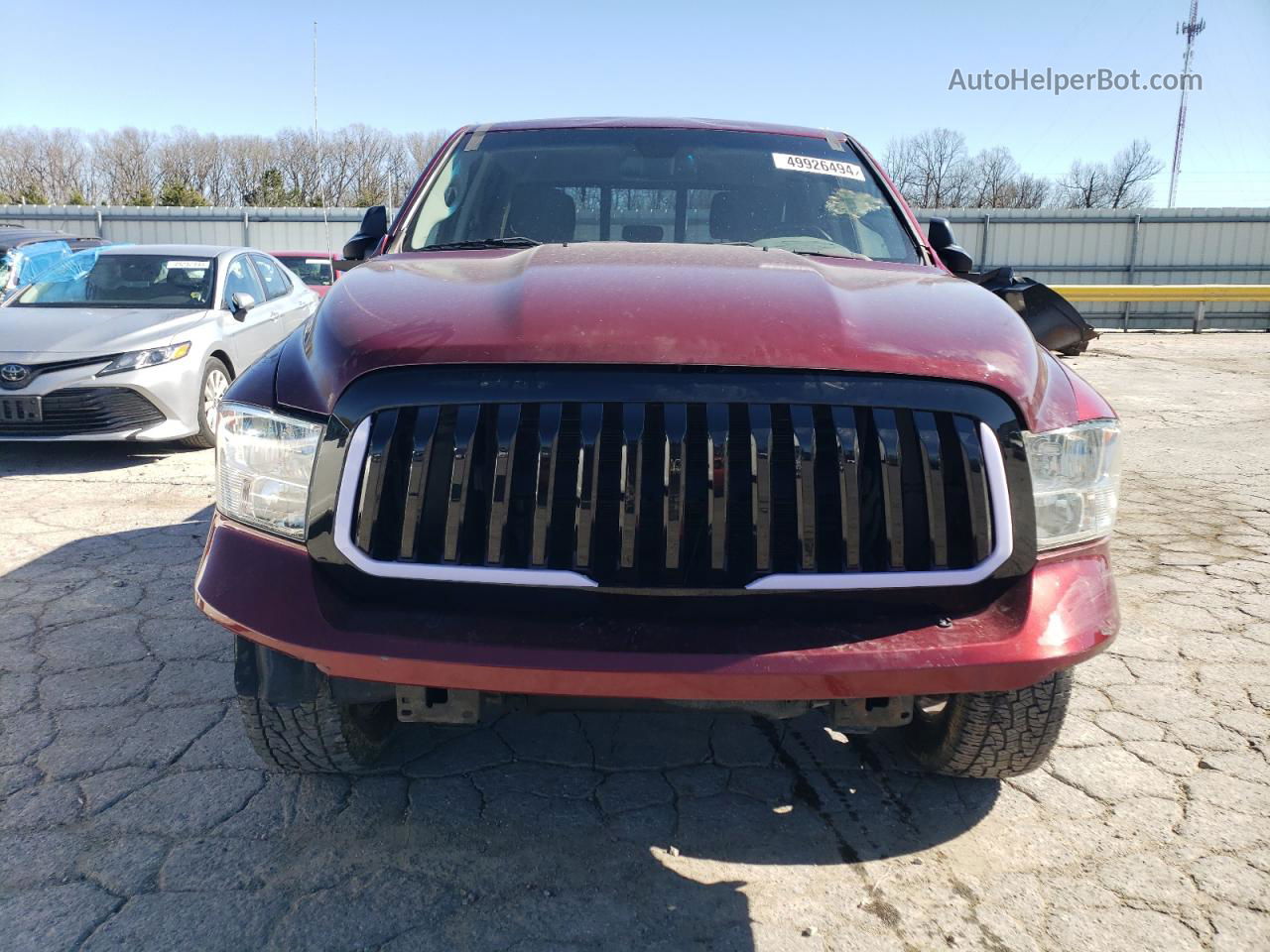 2019 Ram 1500 Classic Slt Красный vin: 1C6RR7LT3KS560170