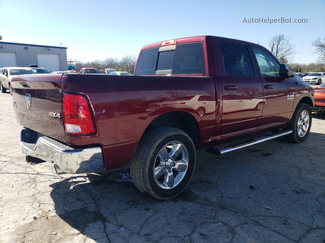 2019 Ram 1500 Classic Slt Красный vin: 1C6RR7LT3KS560170