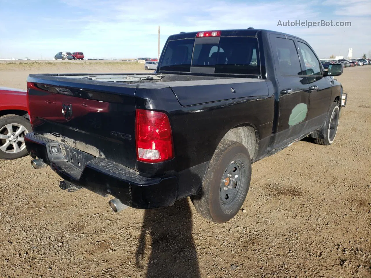 2019 Ram 1500 Classic Slt Black vin: 1C6RR7LT3KS744346