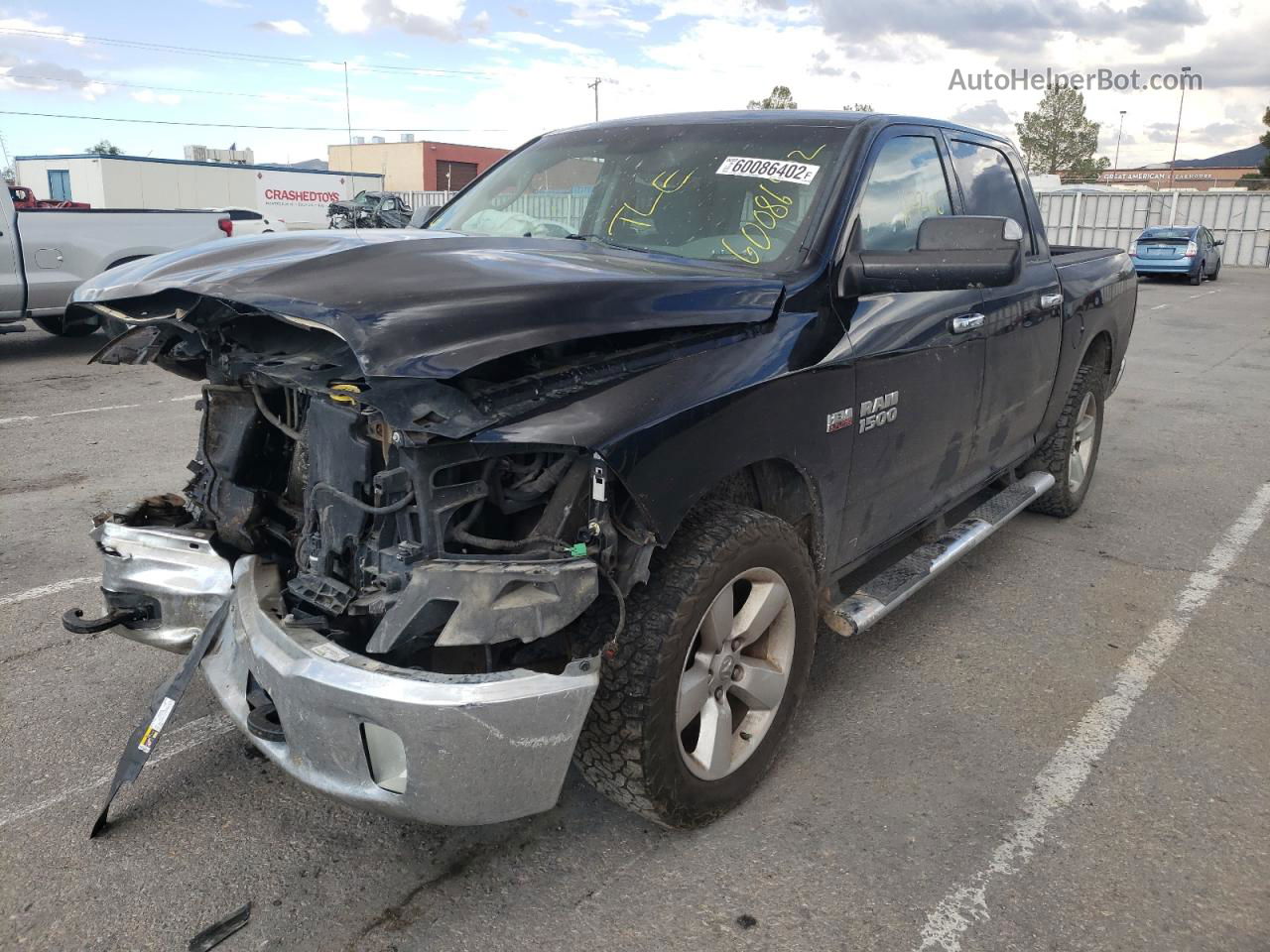 2014 Ram 1500 Slt Black vin: 1C6RR7LT5ES135912