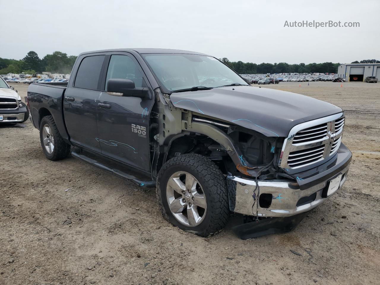 2019 Ram 1500 Classic Slt Gray vin: 1C6RR7LT5KS646578