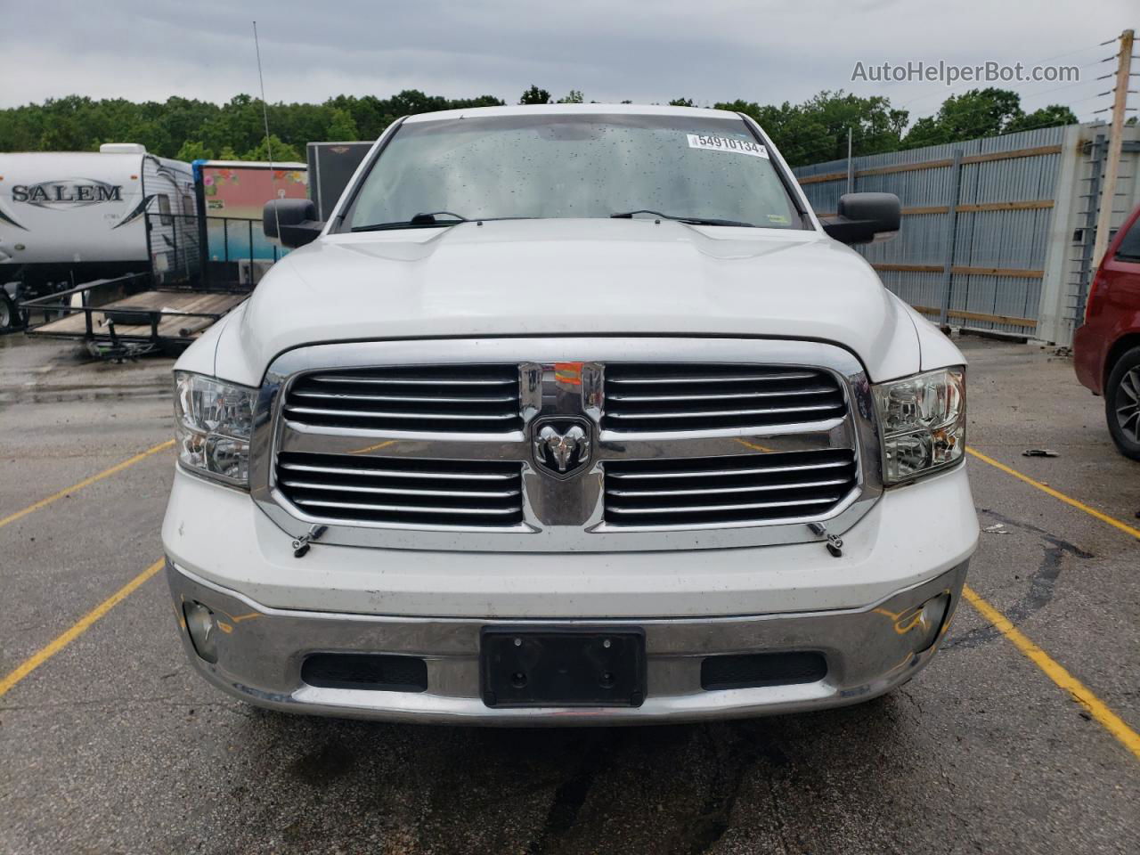 2014 Ram 1500 Slt Белый vin: 1C6RR7LT6ES106919