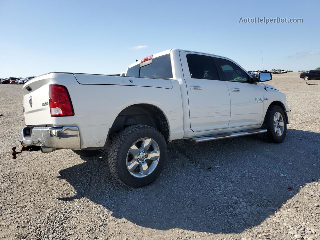 2015 Ram 1500 Slt White vin: 1C6RR7LT6FS508747