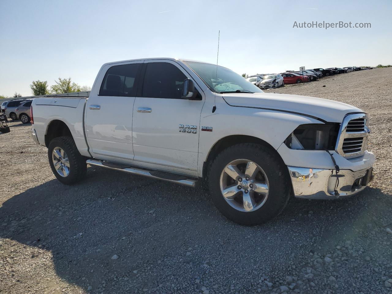 2015 Ram 1500 Slt White vin: 1C6RR7LT6FS508747