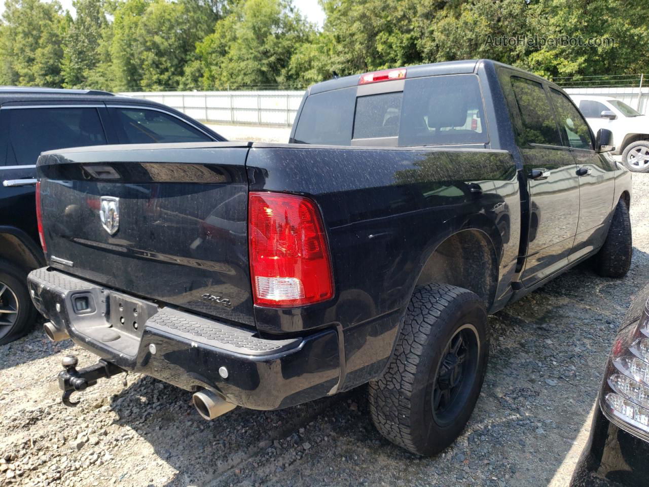 2015 Ram 1500 Slt Черный vin: 1C6RR7LT6FS761454