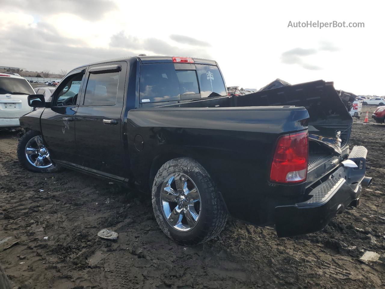 2014 Ram 1500 Slt Black vin: 1C6RR7LT7ES175828