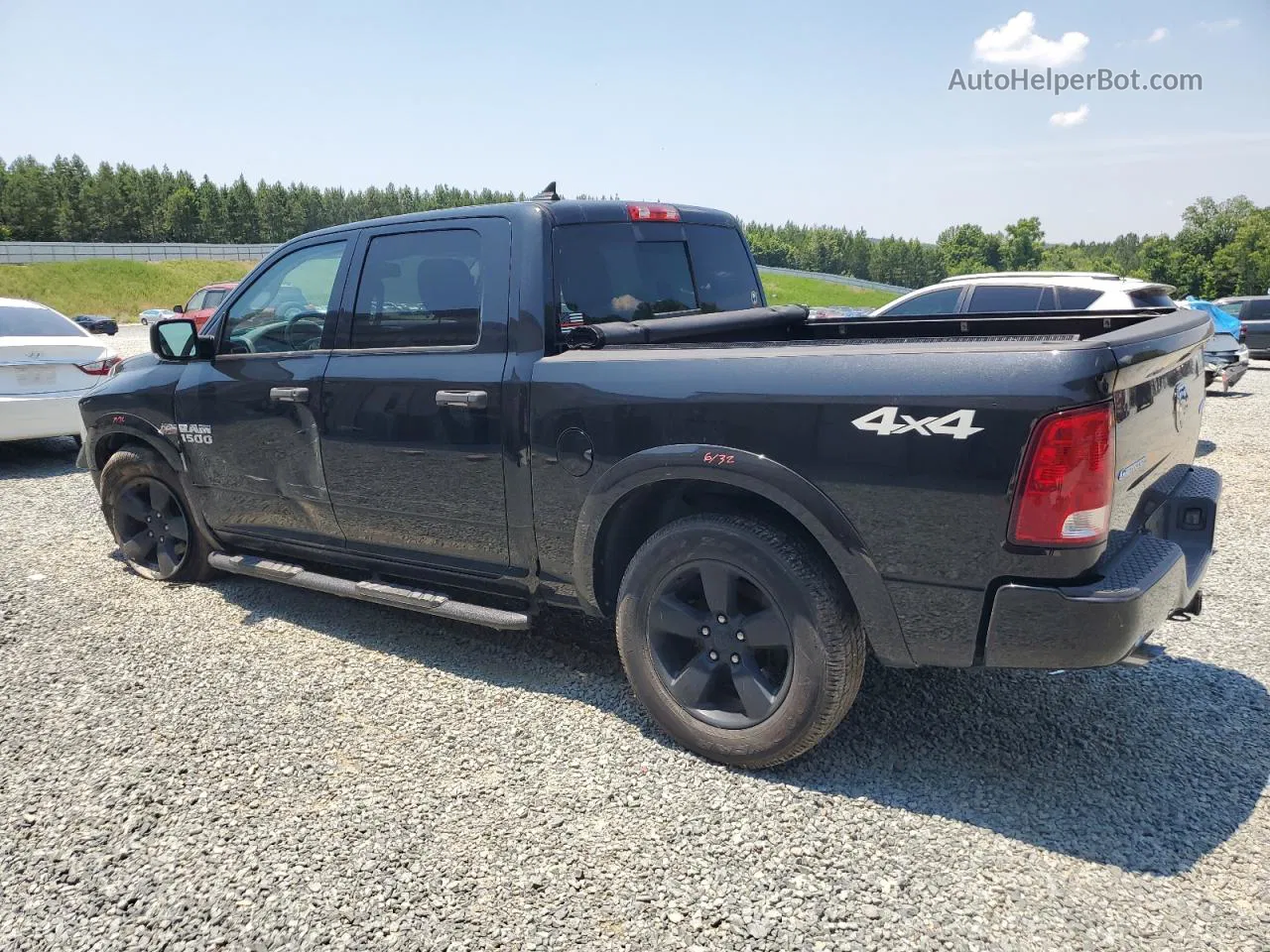 2015 Ram 1500 Slt Black vin: 1C6RR7LT7FS636656