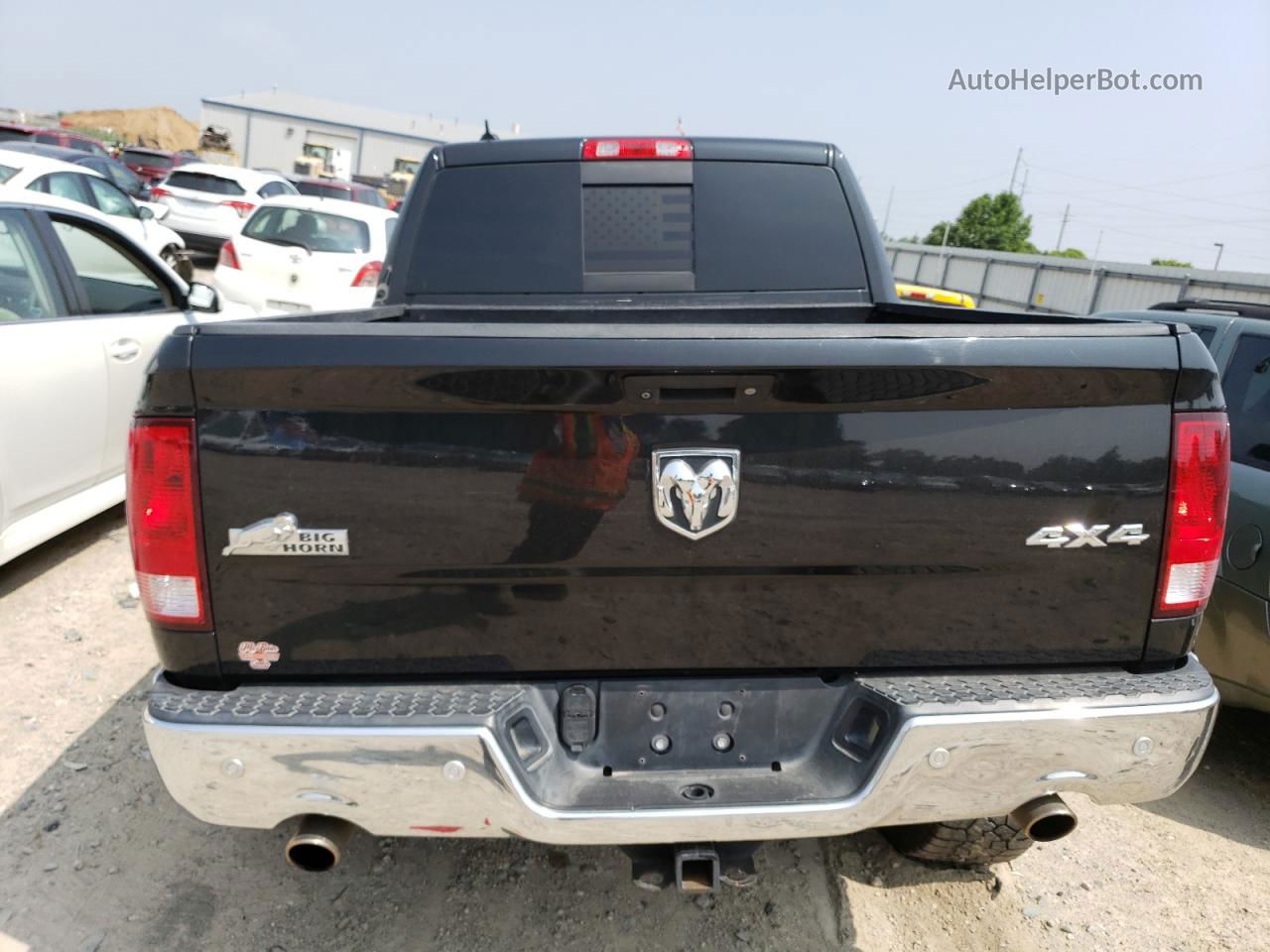 2015 Ram 1500 Slt Черный vin: 1C6RR7LT7FS746753