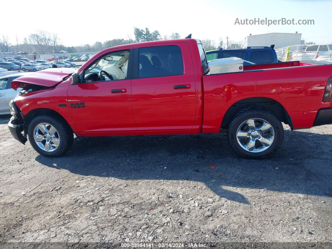 2015 Ram 1500 Big Horn Красный vin: 1C6RR7LT7FS786413