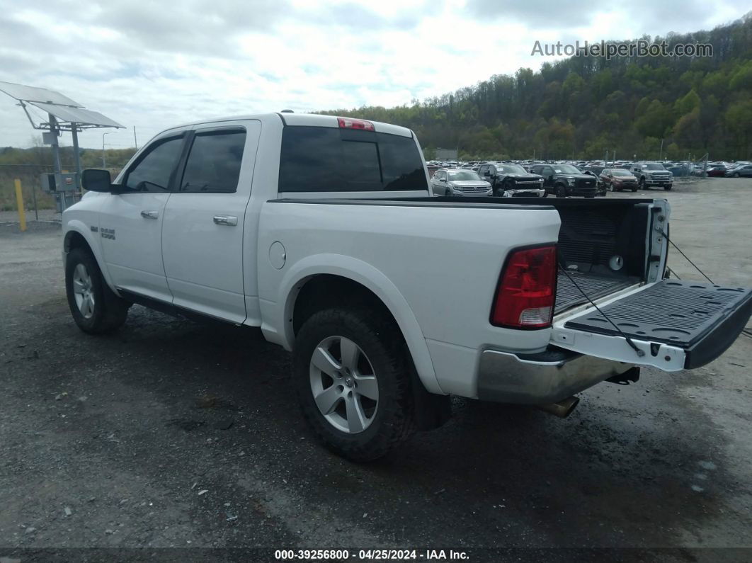 2014 Ram 1500 Slt White vin: 1C6RR7LT8ES111636