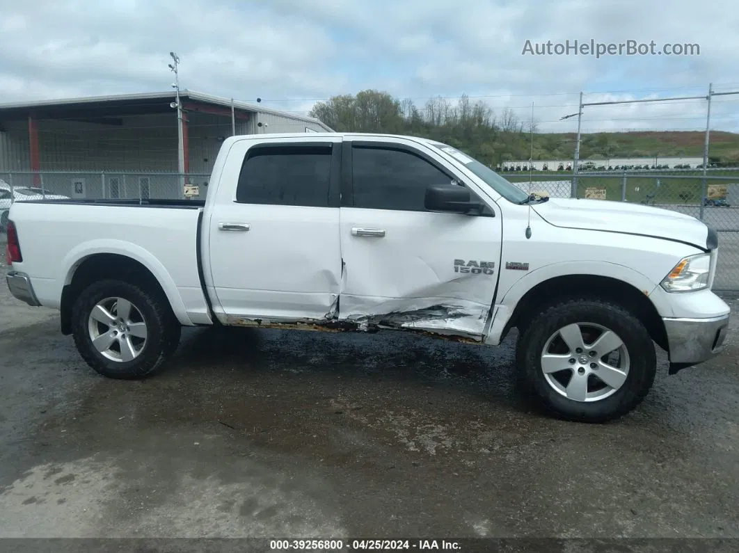 2014 Ram 1500 Slt White vin: 1C6RR7LT8ES111636