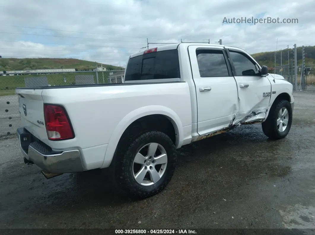 2014 Ram 1500 Slt White vin: 1C6RR7LT8ES111636