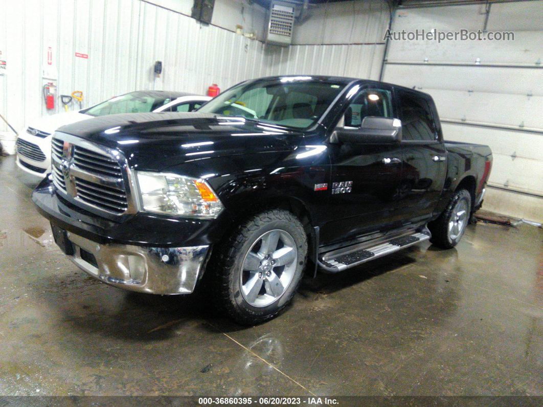 2014 Ram 1500 Big Horn Black vin: 1C6RR7LT8ES198986