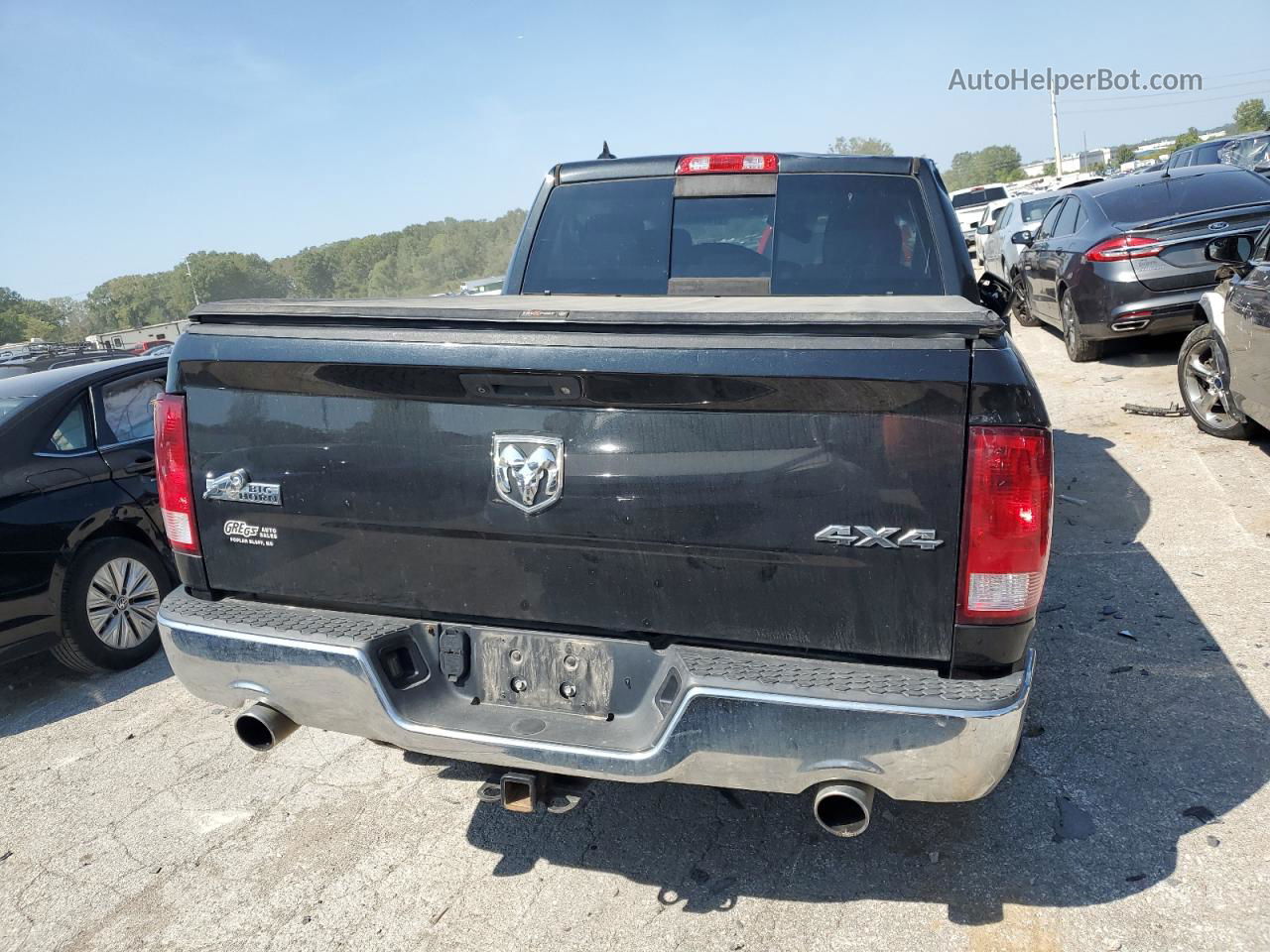 2015 Ram 1500 Slt Черный vin: 1C6RR7LT8FS786503