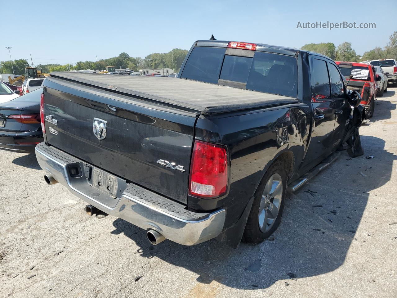 2015 Ram 1500 Slt Черный vin: 1C6RR7LT8FS786503