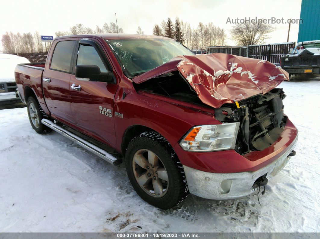 2014 Ram 1500 Big Horn Red vin: 1C6RR7LT9ES208988