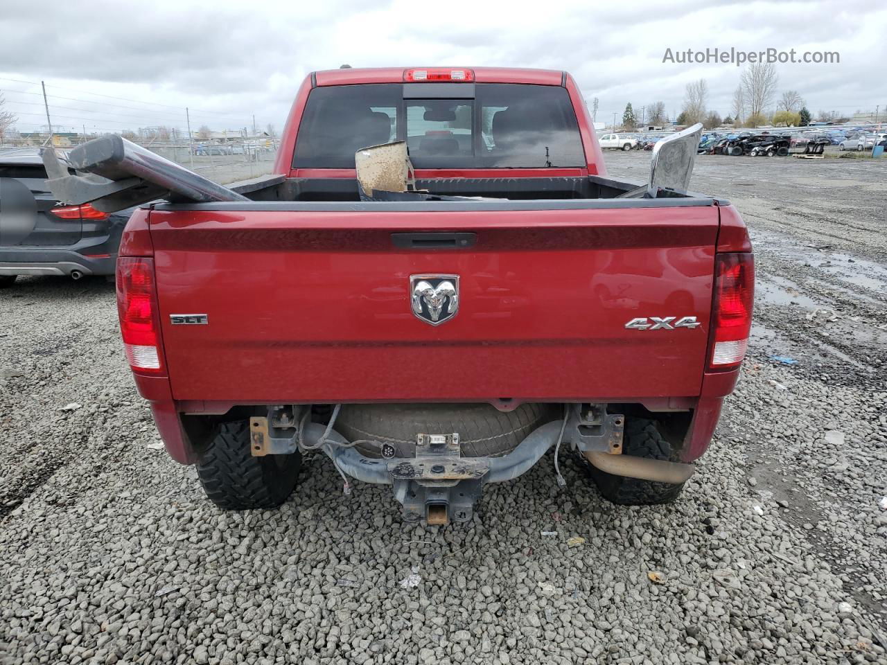 2015 Ram 1500 Slt Burgundy vin: 1C6RR7LT9FS724740