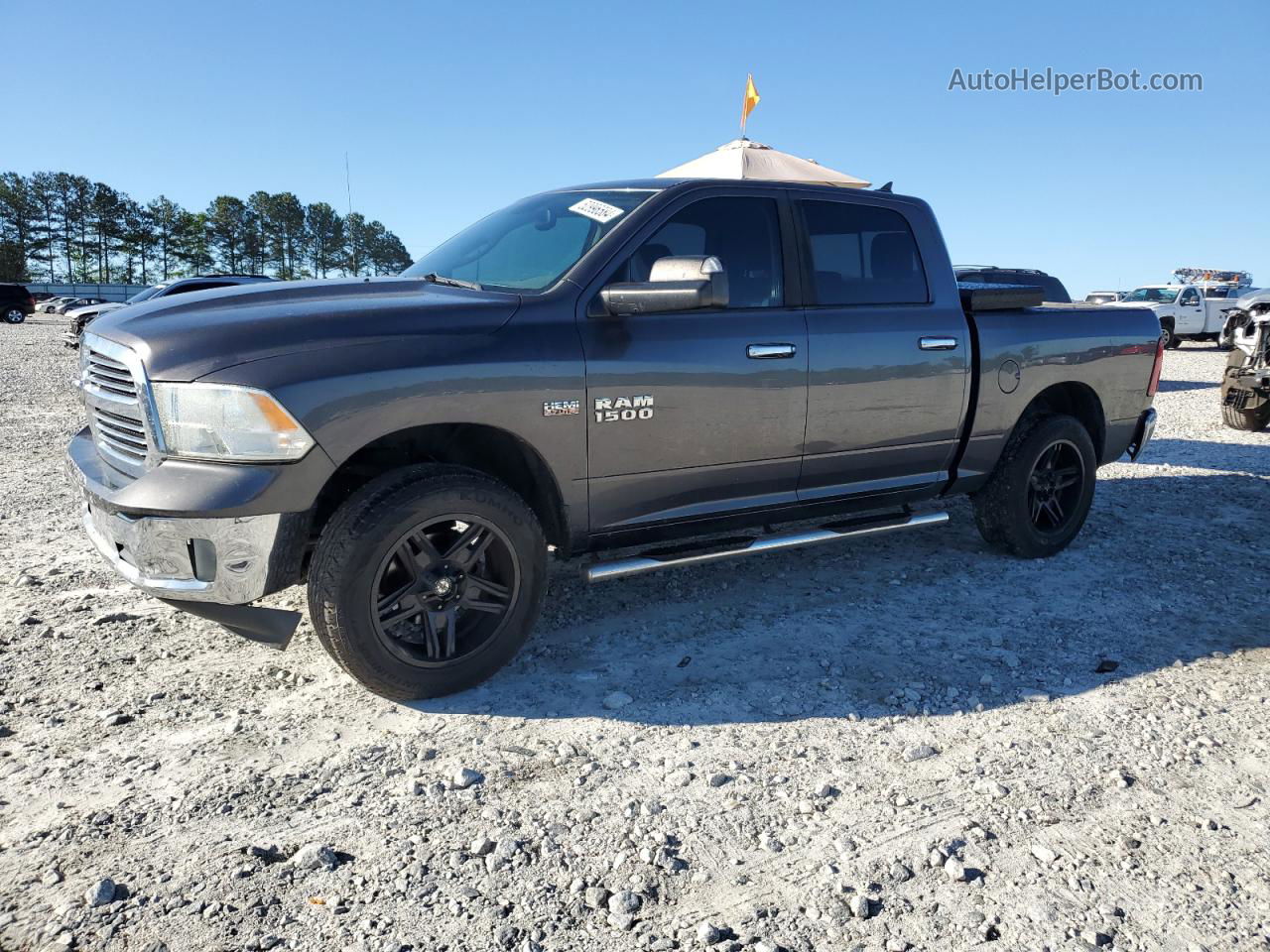 2015 Ram 1500 Slt Gray vin: 1C6RR7LT9FS782959