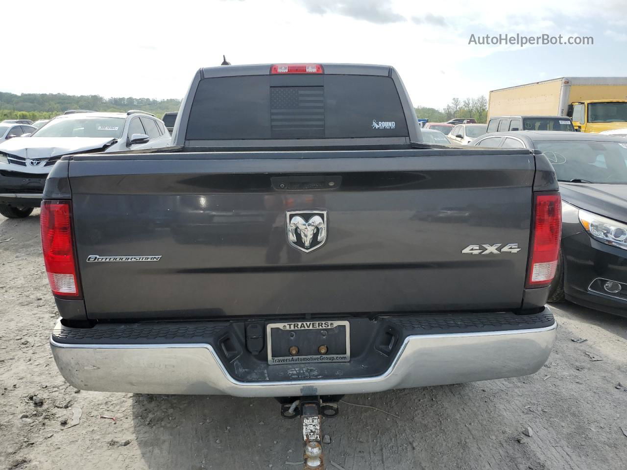 2014 Ram 1500 Slt Gray vin: 1C6RR7LTXES401621