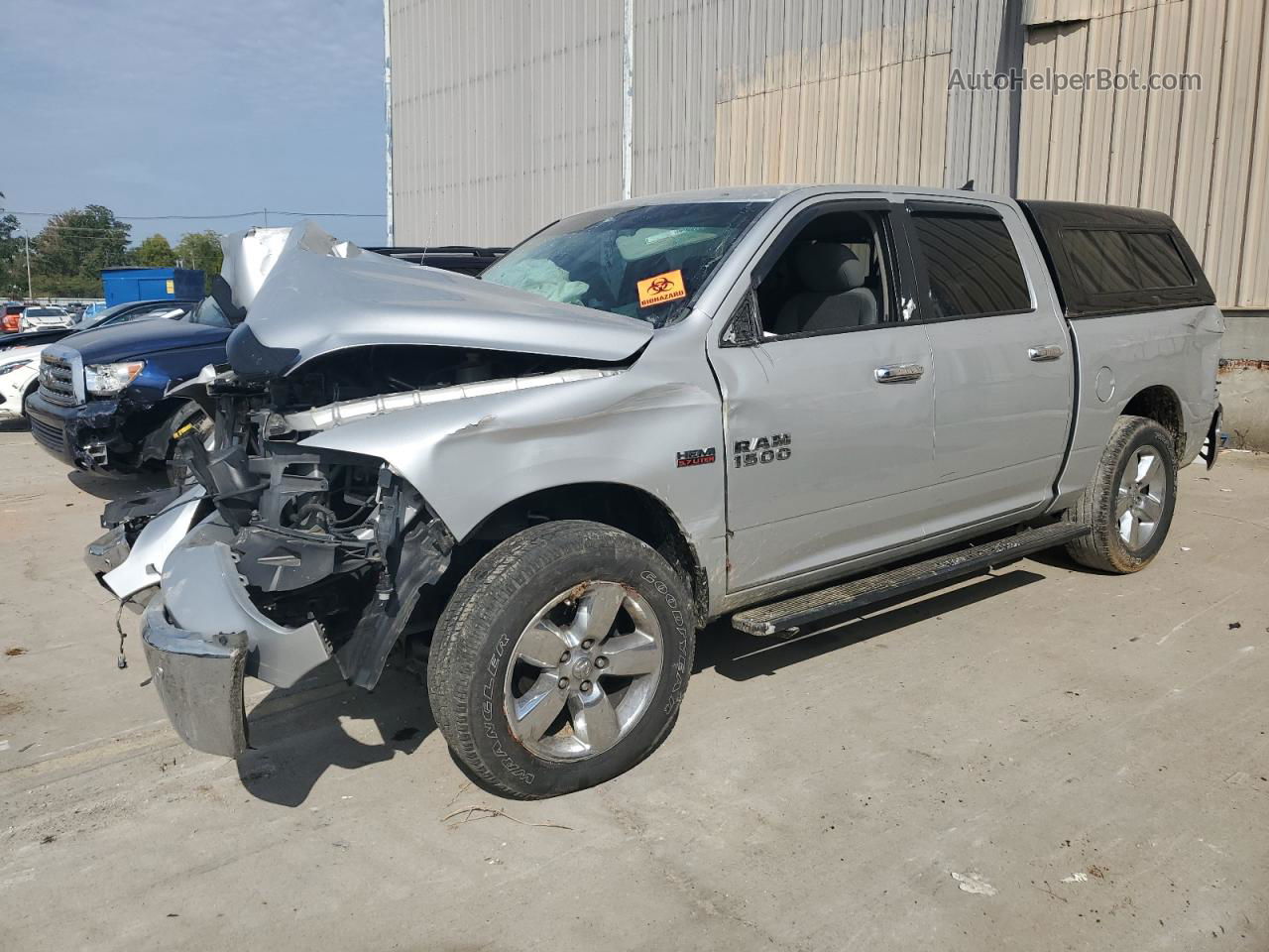 2015 Ram 1500 Slt Silver vin: 1C6RR7LTXFS733169