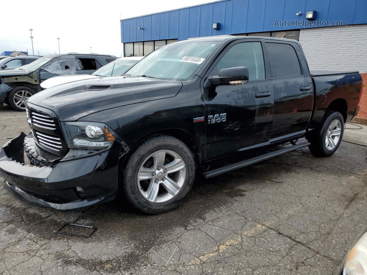 2014 Ram 1500 Sport Black vin: 1C6RR7MT0ES453239