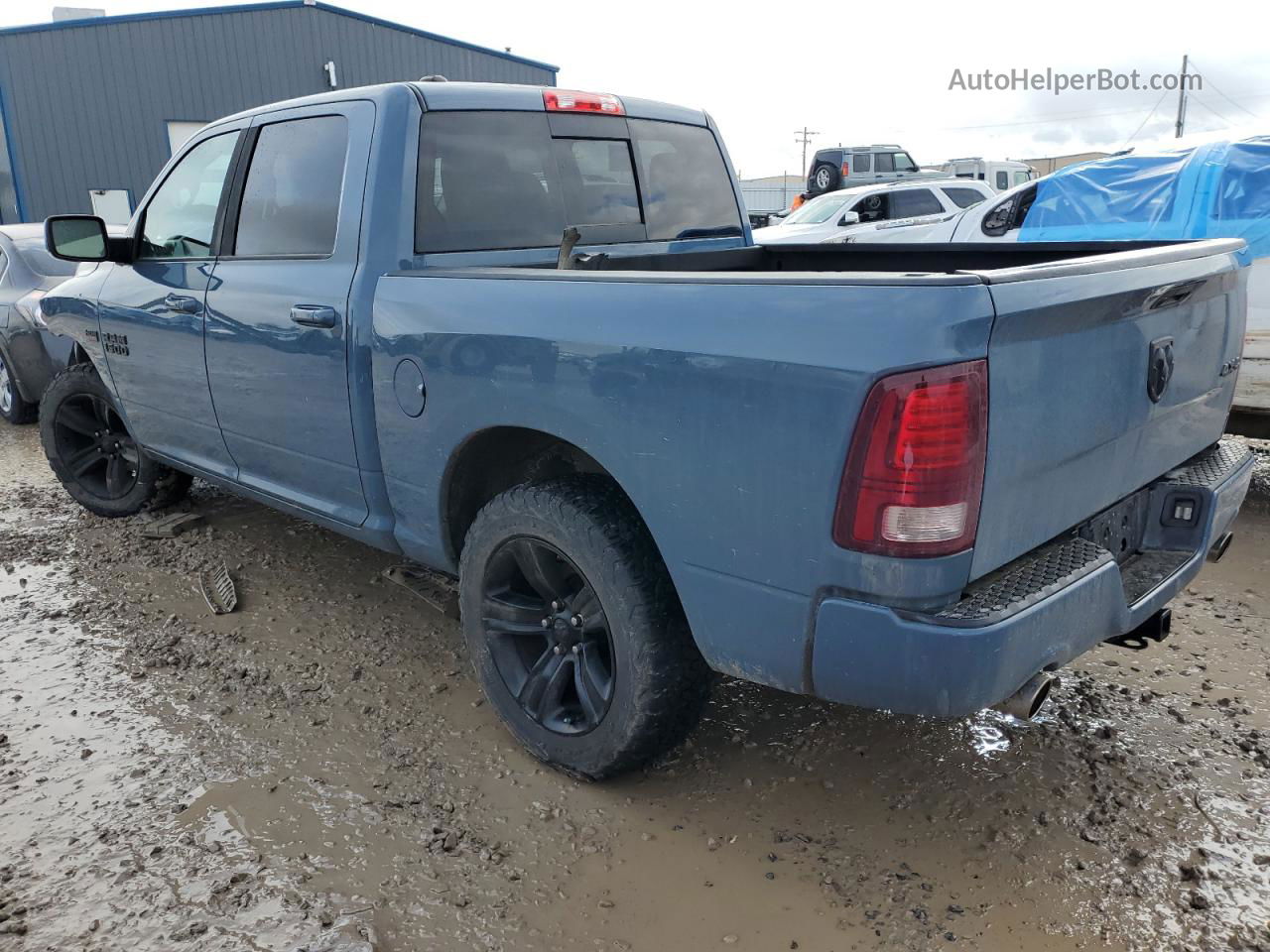 2015 Ram 1500 Sport Blue vin: 1C6RR7MT2FS736324