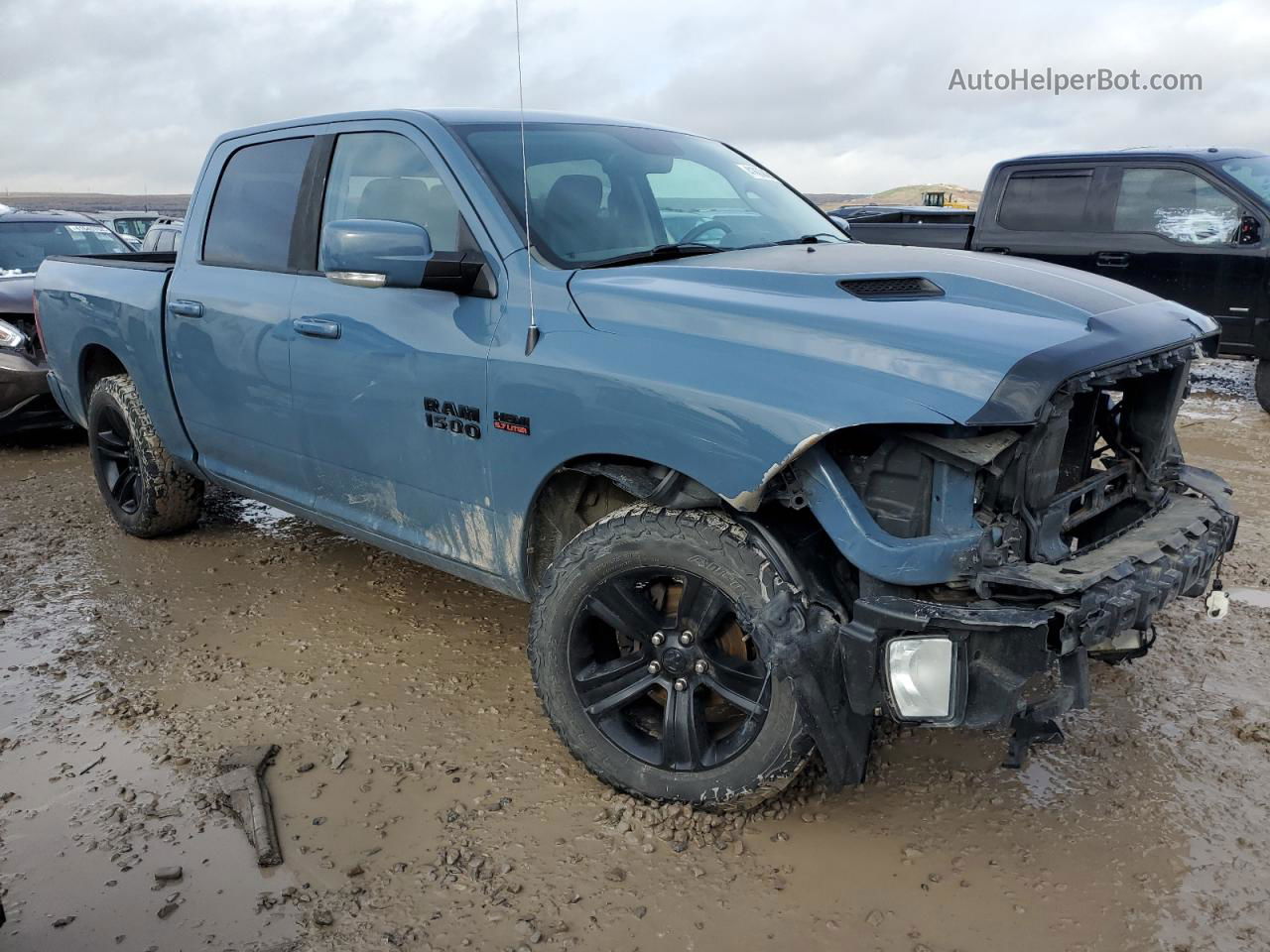 2015 Ram 1500 Sport Blue vin: 1C6RR7MT2FS736324