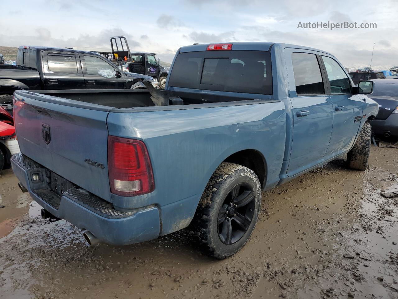 2015 Ram 1500 Sport Blue vin: 1C6RR7MT2FS736324