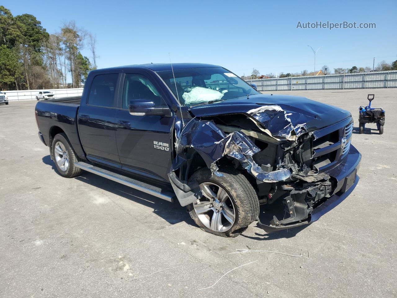 2015 Ram 1500 Sport Black vin: 1C6RR7MT3FS633526