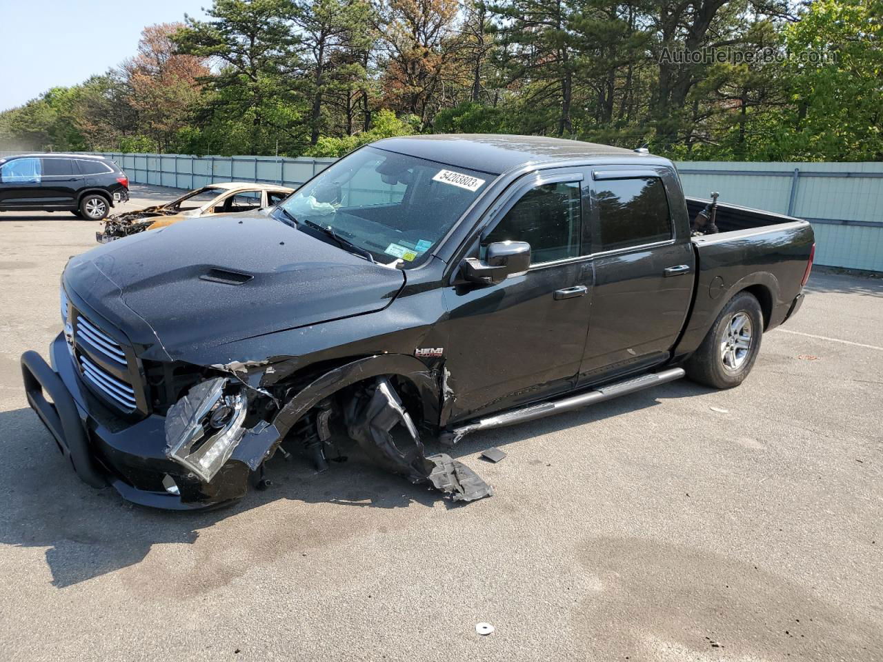 2015 Ram 1500 Sport Black vin: 1C6RR7MT4FS602219