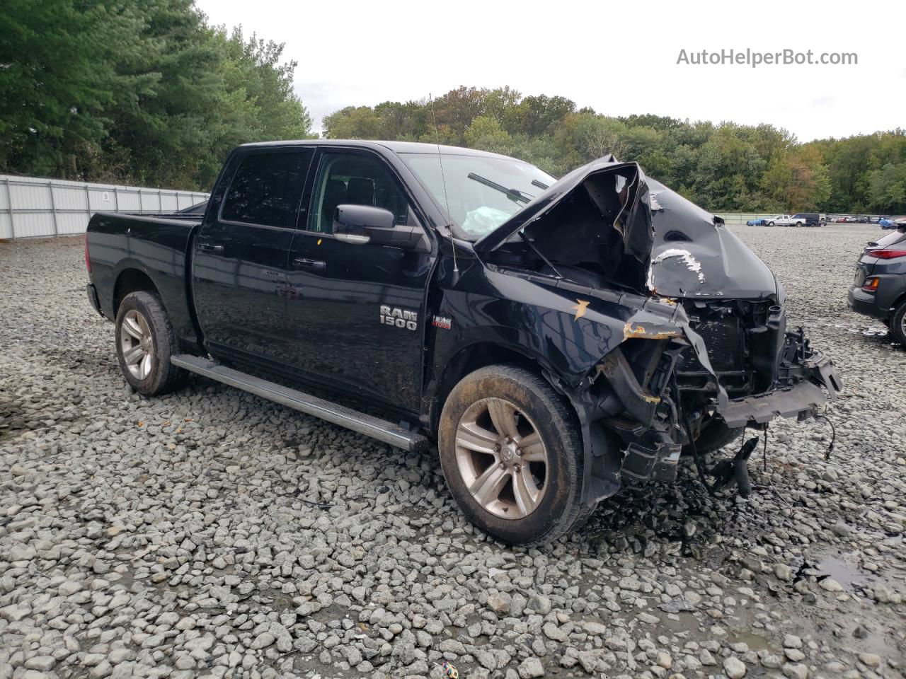 2014 Ram 1500 Sport Black vin: 1C6RR7MT5ES216598