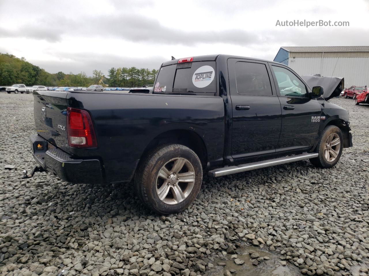 2014 Ram 1500 Sport Black vin: 1C6RR7MT5ES216598