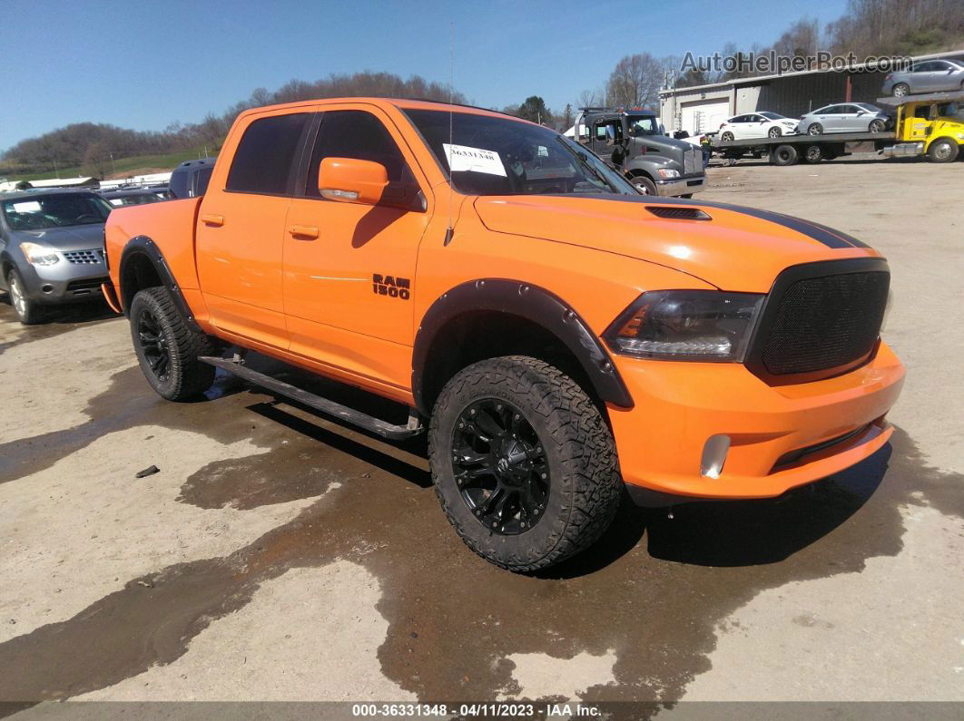 2015 Ram 1500 Sport Orange vin: 1C6RR7MT7FS702105